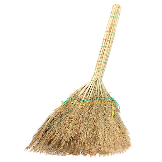 An Daxia sorghum broom 5/pack small broom old-fashioned broom sanitation school factory property unit woven rope color random AQ10380