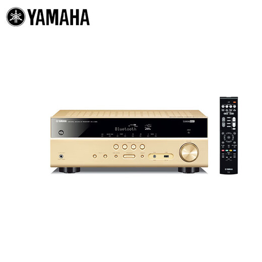Yamaha (YAMAHA) RX-V385 (black/gold)/ARXV4A home theater 8K high-power AV amplifier 5.2-channel Bluetooth decoding amplifier RX-V385 (black)