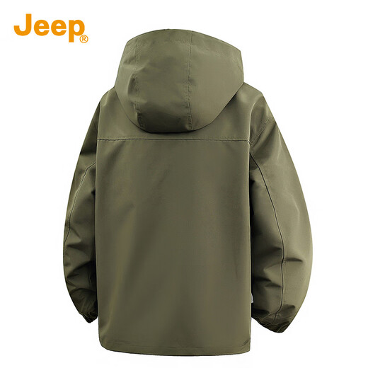 Jeep (JEEP) three-in-one removable liner men's assault jacket 2025 autumn and winter outdoor mountain climbing wear sports jacket for men