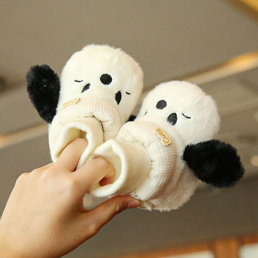 Baby winter velvet shoes 0-12 months baby anti-falling velvet thickened winter baby shoes for men and women FB-594 Pacha Dog 12