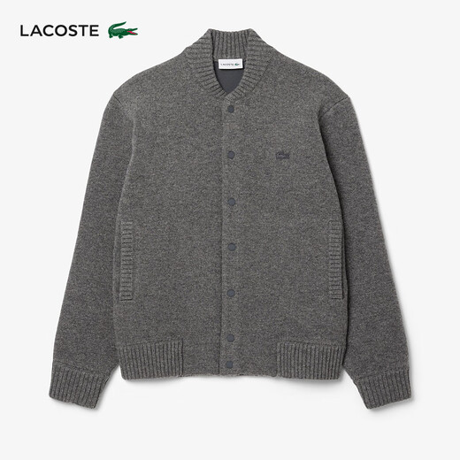 LACOSTE French crocodile men's 25 new autumn fashion versatile sweater cardigan jacket | AH5170 050/dark gray S 3