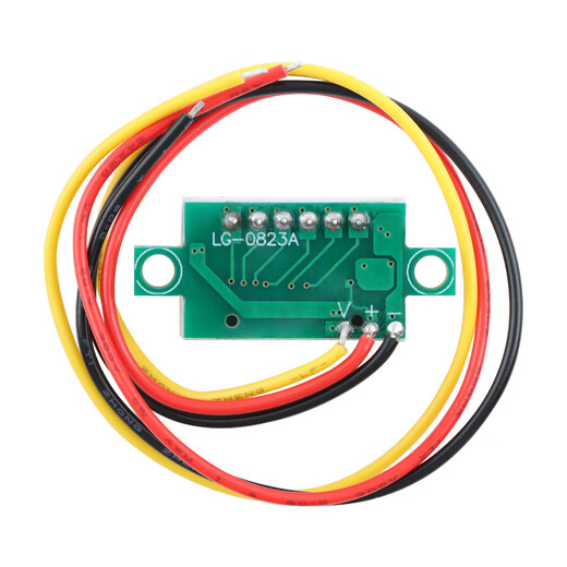 YourCee0.28/0.36-inch two-wire three-wire voltmeter variable precision digital display/digital voltmeter reverse connection protection 0.36-inch_two-wire voltmeter-with calibration-green No Specifications