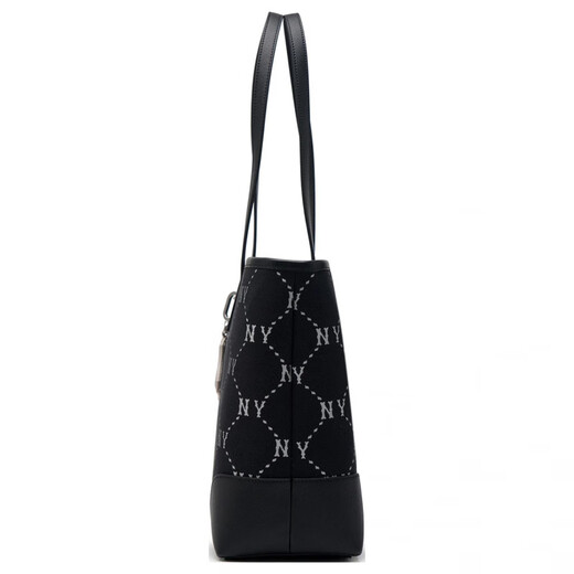 Major League Baseball (MLB) retro presbyopic fashion casual polyester tote bag student bag portable shoulder bag men and women same style couple model black black