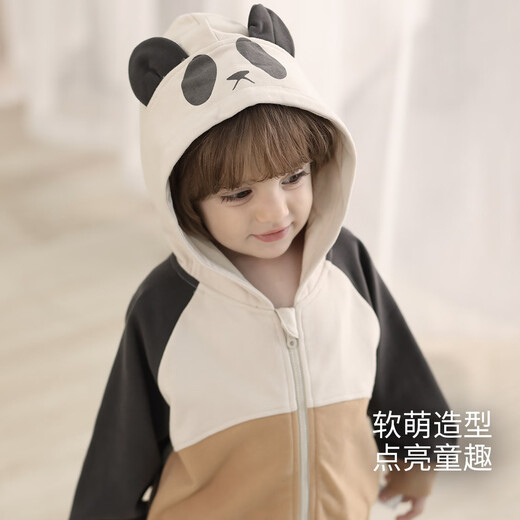 巴厘小猪儿童卫衣外套秋季超萌可爱宝宝上衣男童休闲运动外衣连帽女童开衫 小猪 100