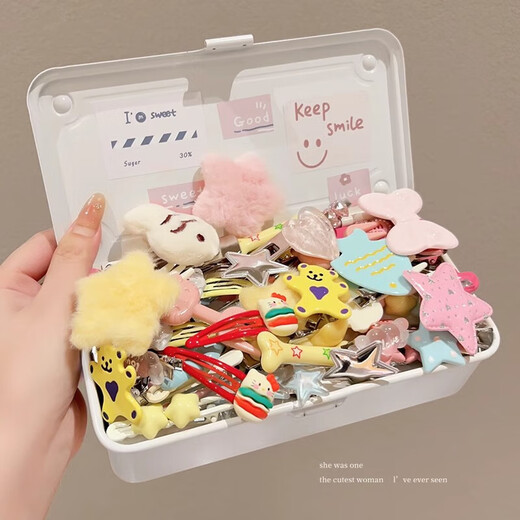 Welfare grab 5-piece set, cute girl kitty hair clip, bangs clip, broken hair clip, hair clip, BB clip hair accessories, welfare grab mixed pack, 15-piece set, three years of use