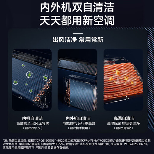 Haier offers an instant discount of 15% when placing an order. Central air conditioner, one-to-one clean power saving plus duct machine, first-class energy efficiency, cooling and heating, full DC frequency conversion, one-price all-inclusive home living room air conditioner, clean power saving plus 3 HP, living room power saving king APF4.75