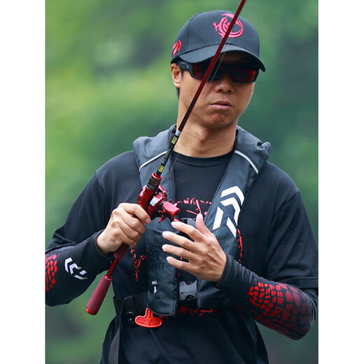 DAIWA Dawa Vest Life Jacket DF-2022CS Large Buoyancy Automatic Inflatable Portable Luya DAIWA Fishing Suit Blue Camouflage One Size