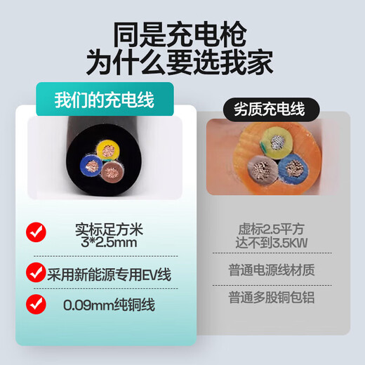 Leapao t03/c11/c10/b10 car charger 3.5kw charging gun portable home charging pile 220V new energy vehicle tram charger 3500W16A 5 meters pure copper battery pure copper battery + faster than original + free (conversion head + storage bag)