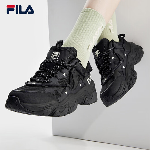 FILA official Yang Mi same style cat claw shoes retro sports shoes for women 2025 casual shoes dad shoes