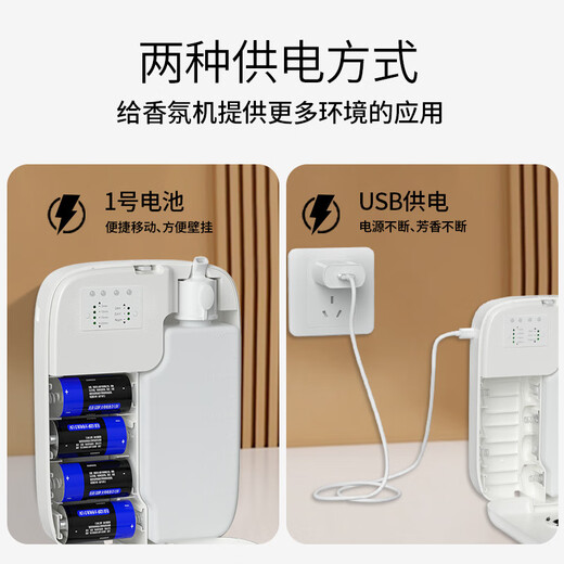 Defang Hotel Lobby Intelligent Automatic Aromatherapy Machine Home Diffuser Wall-mounted No-Punch Aromatherapy Machine Bar Diffuser White