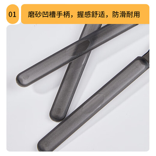 Youao disposable forks, individually packaged, 50 pieces, long-handled plastic forks, picnic fruit forks, cake forks, steak forks