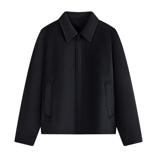 NVG YOUNG Italian small sailing casual lapel woolen coat men's autumn versatile suede off-shoulder loose jacket