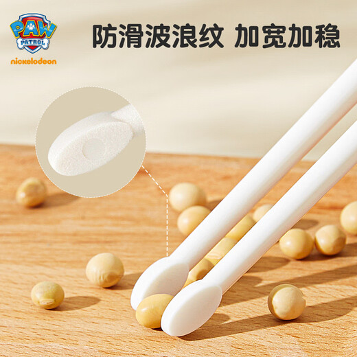 Wangwang team has made great achievements in children's chopsticks, spoon and fork combination set, baby learning and training chopsticks, complementary food, spoon and fork 233DT920 blue