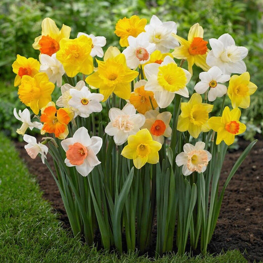 花语笙默水仙花盆栽水养花卉漳州水仙种球办公桌面室内水培易开花绿植物球 超大水仙种球5个+营养液+生根粉（周长22-24cm）