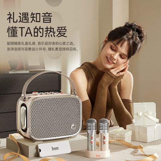 Divoom Oriental Qingluan playing and singing speaker Bluetooth home guitar instrument audio microphone outdoor K song square dance performance portable audio portable audio amplifier