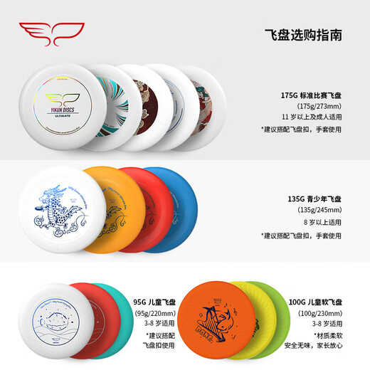 Yikun Disc (YIKUN DISCS) YikunDiscs Yikun Panta Series 175g Frisbee Team Training Competition Certified New Product Mint Green