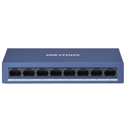 Hikvision 8-port full 100M switch enterprise transmission monitor security equipment network cable splitter DS-3E0108-E(B)
