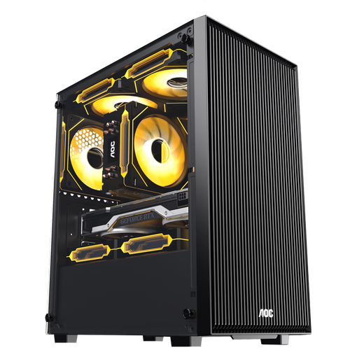 Navigator/AOC i5 9400F/11400F/RTX3060/4050 game e-sports office design chicken desktop computer host DIY assembly computer complete set of computer host set of three i5 9400F丨16G丨8G e-sports independent display