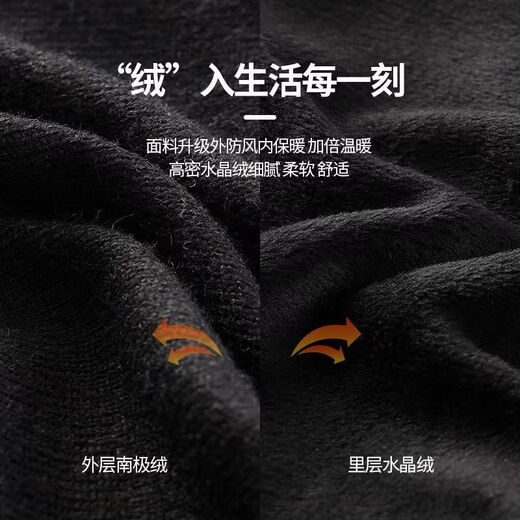 Earmuffs, outdoor winter headband, ear warmth, cold protection, forehead running, windproof ear protection, cycling plus velvet earmuffs for men and women, dark night black, mink velvet, comfortable, warm and velvet