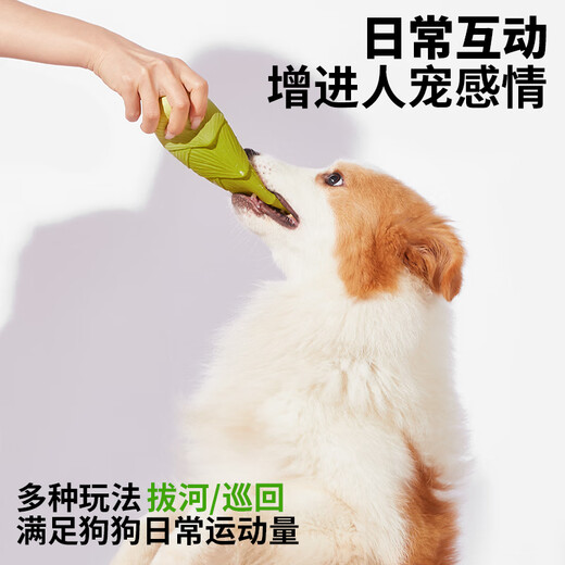 EETOYS Sugar Cane Dog Toy Latex Fruit Peel Half Series Interactive Playing Sound Relief Solitary Dog Toy