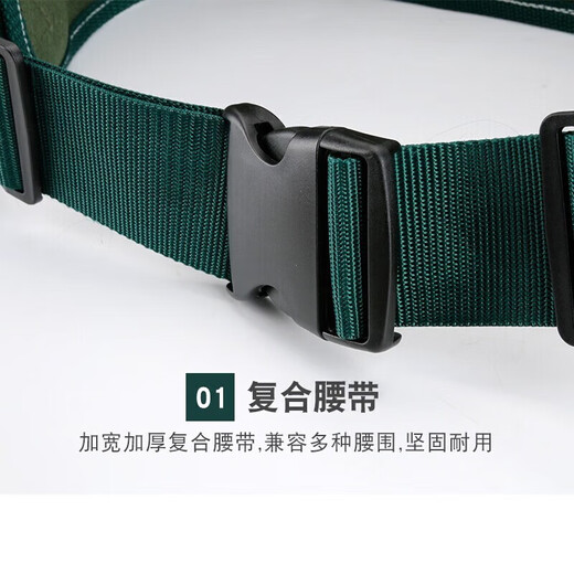 Master Dai Electrician Canvas Waist Bag Small Portable Multi-Function Thickened Belt Home Appliance Repair Waist Bag Hand Drill Tool Kit