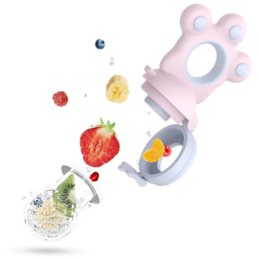 New wonderful baby bite-and-bite fruit food supplement, bite and play baby food supplement, fruit and vegetable bite bag, juice artifact