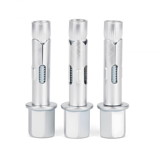 JINGGONG's new one-piece ceiling expansion bolts, self-cut expansion screws, one-piece nail blasting expansion M8M10, new M8 screw for ceiling expansion (50 pcs)