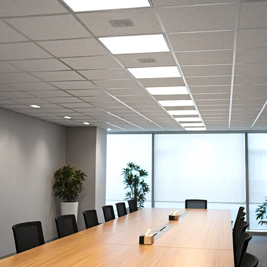 Magic color LED integrated ceiling light panel light 595x595 flat panel light gusset light square office recessed lighting white light 48W-10 pieces