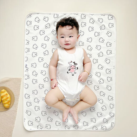 Liubei baby diaper pad, waterproof, washable, breathable, washable menstrual aunt pad, large size sheet, menstrual period bed, Star Moon Bear 100*60