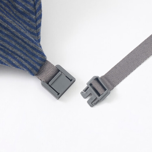 MUJI Self-operated Limited Comfort Neck Pillow-Blue Gray Stripe U-shaped Pillow Neck Pillow Aircraft Travel Pillow Neck Pillow