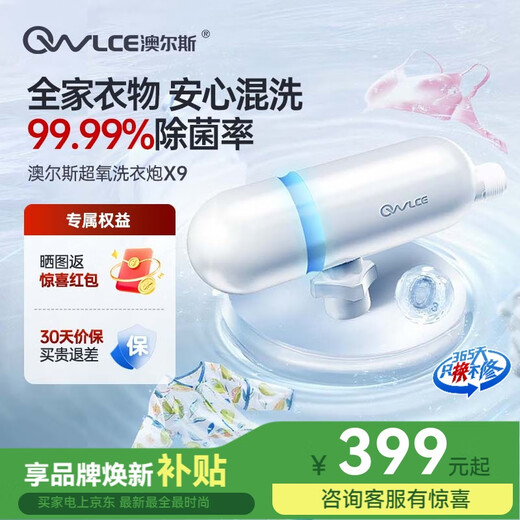 OWLCE Intelligent Ozone Generator Oxygen Laundry Cannon Global Wide Voltage 100-240V Washing Machine Sterilization and Deodorization Underwear Disinfection and Sterilization X9 X9 Standard Edition Ozone Sterilization