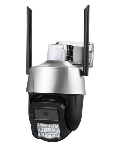 Kangxinwei Seetong solution 4G solar high-definition voice intercom humanoid mobile phone remote monitoring camera 32GB 4G dome + solar kit 4mm