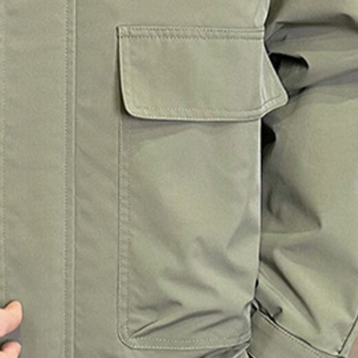 PLAYBOY Jacket Men's Spring and Autumn Thin Large Size Casual Workwear Stand Collar Versatile Loose Long Sleeve Jacket Black L