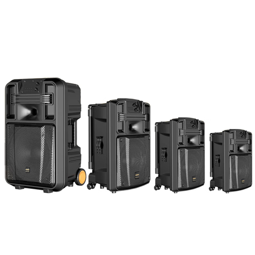 Malida 9050E Master Series Outdoor Mobile Trolley Bluetooth Speaker K-Singing Sound Card All-in-One High-Power Subwoofer Stage Audio Home Singing Square Dance Special Audio 15-inch M+9052E Dual Microphone/Flagship Edition