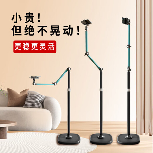 Dulwich Lion Mobile Phone Overhead Shooting Bracket Live Broadcast Floor Shooting Calligraphy Piano Cantilever 2025 New Multi-Function Liftable Folding Stable Anti-Shake Portable Internet Celebrity Dance Video Recording Plus 1.7 Meter Aluminum Alloy Double Arm