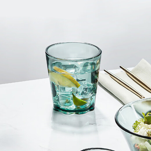 Corning 4-head heat-resistant glass water cup milk glass wine glass can be put into the microwave oven 4 water cups