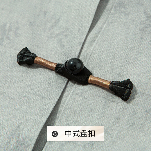 Fuqing Chinese style Tang suit warm new Chinese style spring cashmere mulberry silk men's shirt men's long-sleeved middle-aged top