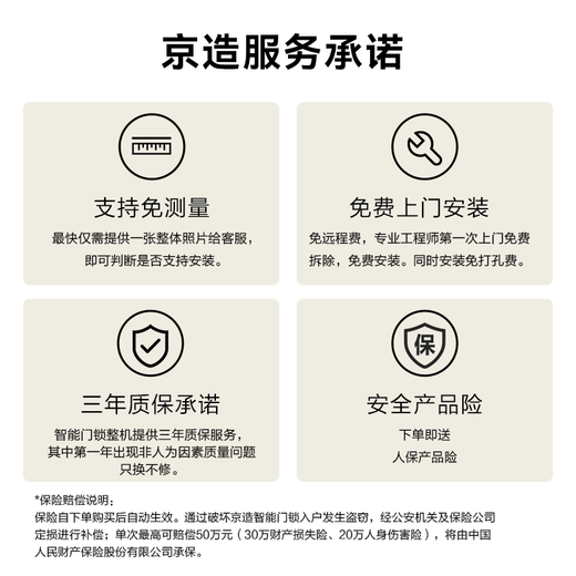 Made in Tokyo, smart door lock M10, fingerprint lock, password lock, electronic lock, C-level lock core, anti-theft door lock, free installation and national supplement