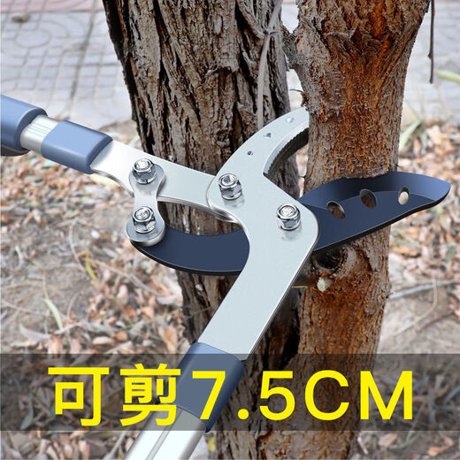 Shantou Lincun German Seiko fruit tree pruning shears branch scissors thick branch shears powerful shears household large scissors gardening tools 65mm bold and thickened powerful shears ++ blade