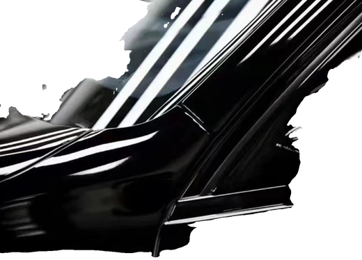 Shantou Lincun TPU super bright piano black matte bright black full car film paint protection film invisible car clothing repair TPH color change TPU bright black 1.5 by 2 meters