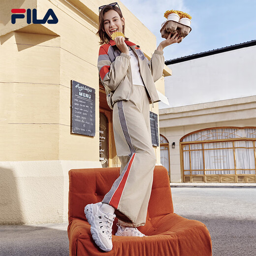 FILA FILA muffin shoes Yang Mi's same style women's shoes dad shoes sports shoes autumn and winter thick-soled casual shoes