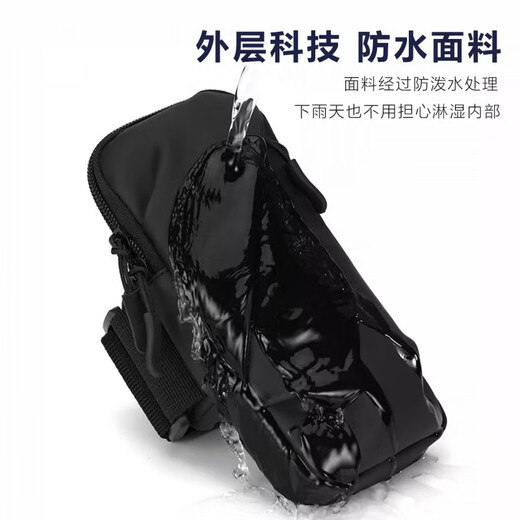 OIMG running mobile phone arm cover for men and women, fitness equipment, walking arm bag, wrist bag, sports mobile phone arm cover, black - dual-purpose for arm and wrist - light, breathable and waterproof