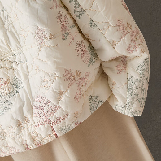 Sibaishe embroidered cotton jacket for women 2025 winter new style new Chinese style long-sleeved loose style top