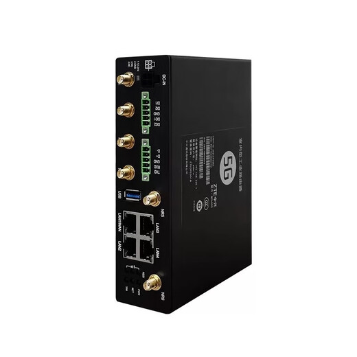 ZTE MC6000 5G CPE enrutador industrial empresarial DTU para interiores Tarjeta SIM ranura para tarjeta dual red completa tráfico de red inalámbrica universal enrutador móvil chip Qualcomm La red completa ZTE MC6000 puede insertar 2 tarjetas + 6 antenas externas