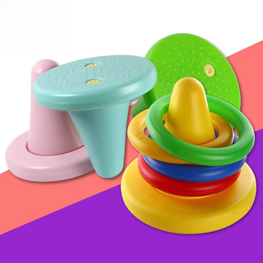 钢颜儿童感统训练器材平衡椅独角椅独脚椅独脚凳幼儿园感觉统合玩 蓝色独脚椅1只