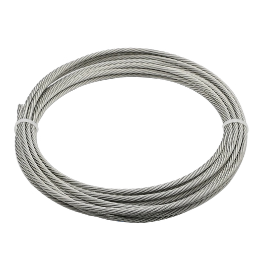 Tianzhuo Hardware 304 stainless steel wire rope steel rope thin soft clothesline rack plastic-coated lifting M1/2/3/4/5/6/8/10mm 304 stainless steel 6mm (7*19 structure) 5 meters