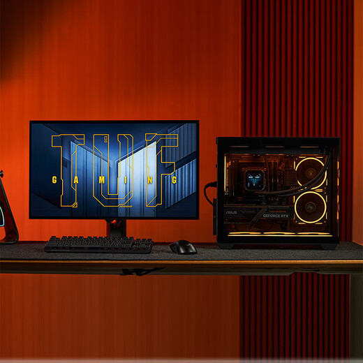 ASUS ROG family bucket 14600KF/RTX5060Ti RTX5070 computer host live broadcast e-sports Delta game design rendering desktop assembly complete machine DIY assembly machine with five 14600KF+RTX5060Ti 16G