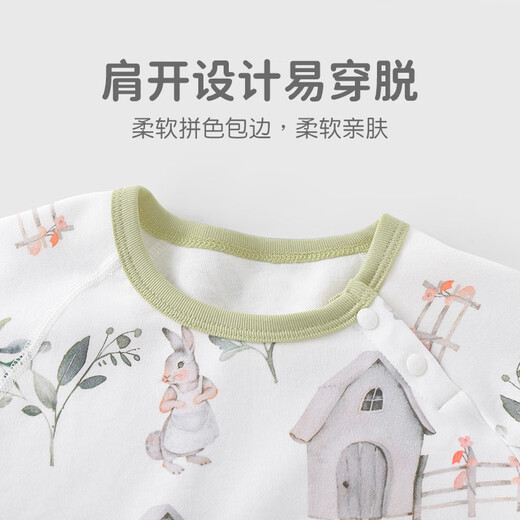 Youqi children's pajamas spring and autumn baby home clothes children's nightgown clothes autumn baby baby jumpsuit pajamas spring
