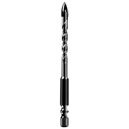 Yanran high hardness tungsten steel alloy four-edged overlord drill bit cement wall metal wood ceramic 6mm 6 pieces