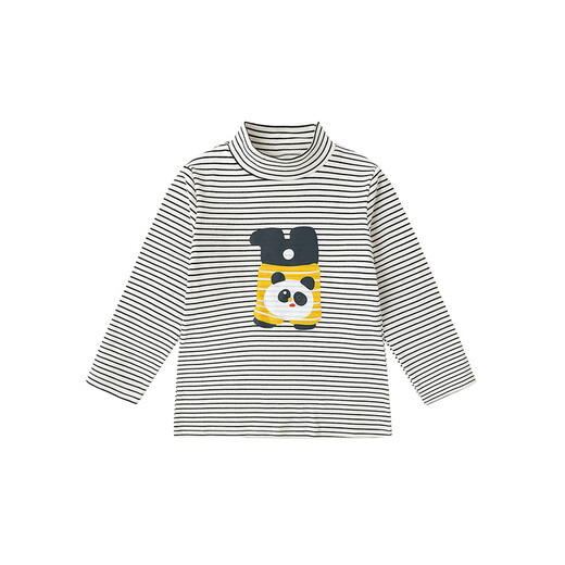 Dudujia anti-static boys' bottoming shirt winter children's long-sleeved T-shirt half turtleneck winter clothing girls' tops children's clothing trendy pink 90